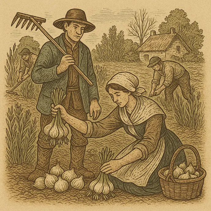 Origines paysannes de l'oignon