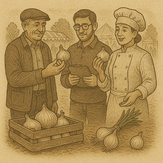 La redécouverte de l'oignon